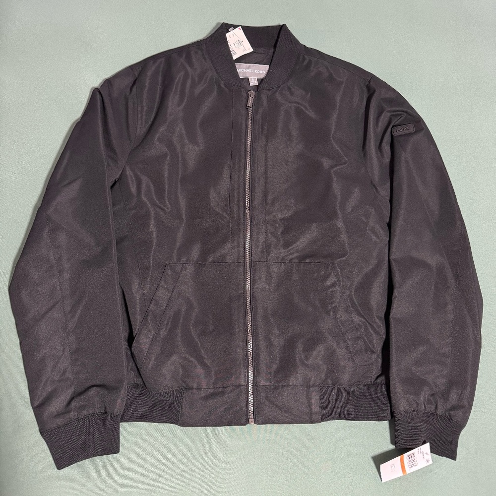 Michael Kors Men's Bomber Jacket Black Men Small